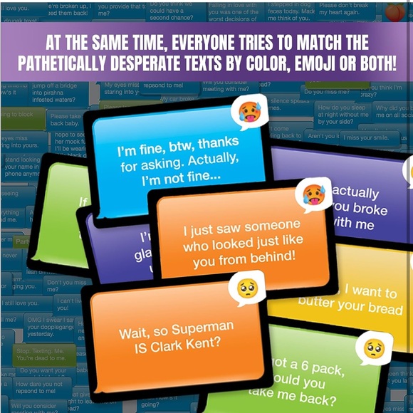 Texts from Your Ex Game Hilarious Party Card Game - Picture 3 of 5